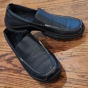 Rockport XCS sz 9 womans loafer flats, leather upper.